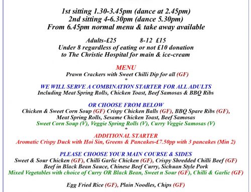 MOTHERING SUNDAY 10/3 ALL YOU CAN EAT SET MEAL