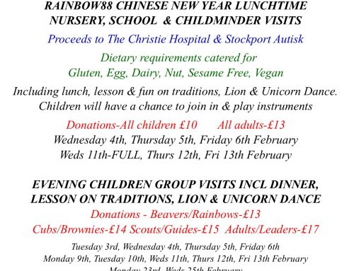 CHINESE NEW YEAR SCHOOL, NURSERY, CHILDMINDER, AFTER SCHOOLS CLUBS VISITS TO RAINBOW88