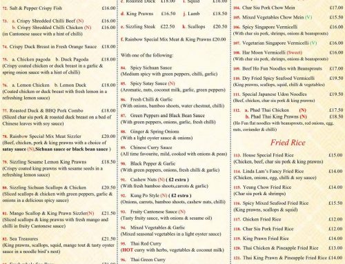 NEW MENU MAIN COURSES