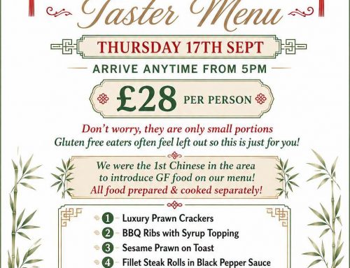 Gluten Free Taster Night 17/9