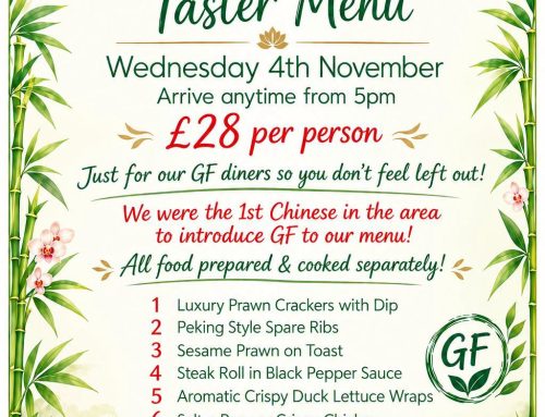 Gluten Free Taster Night 4/11